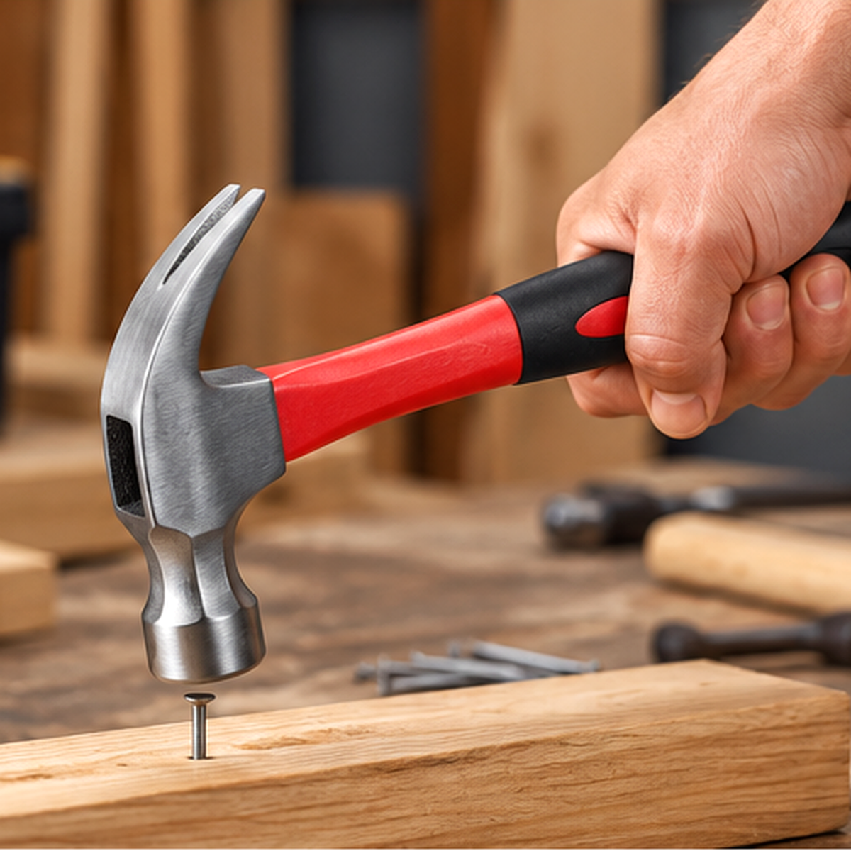 Claw Hammer with Comfort Grip
