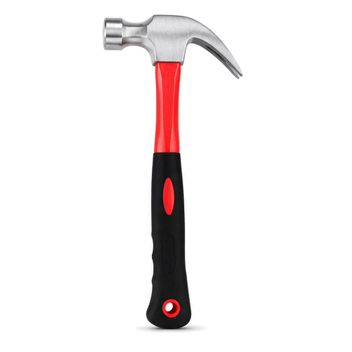 Claw Hammer with Comfort Grip white background view