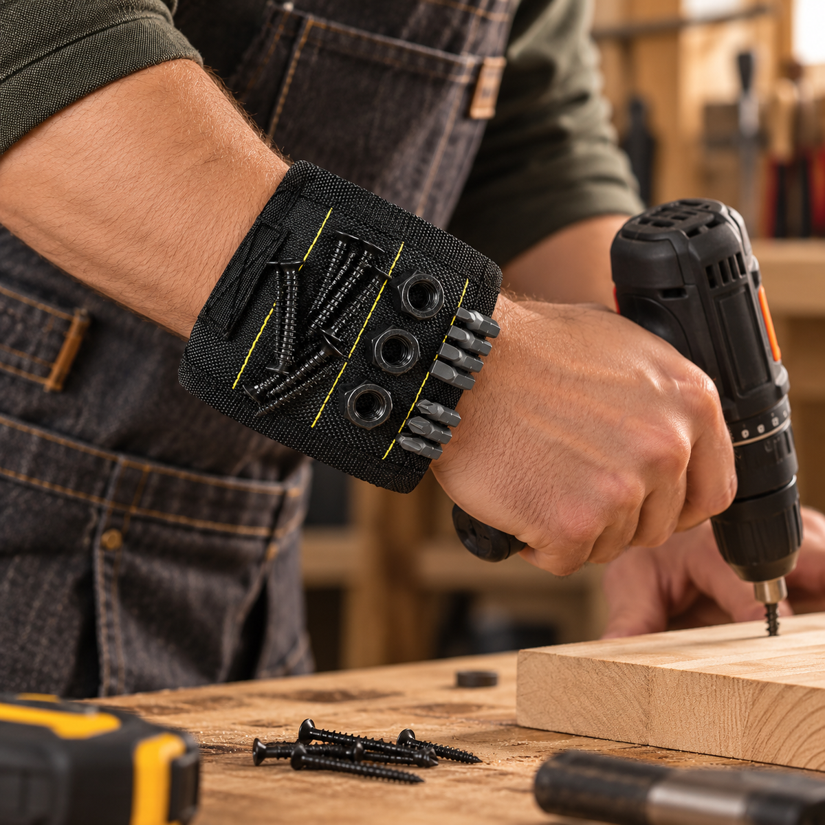 Magnetic Wristband Tool Holder