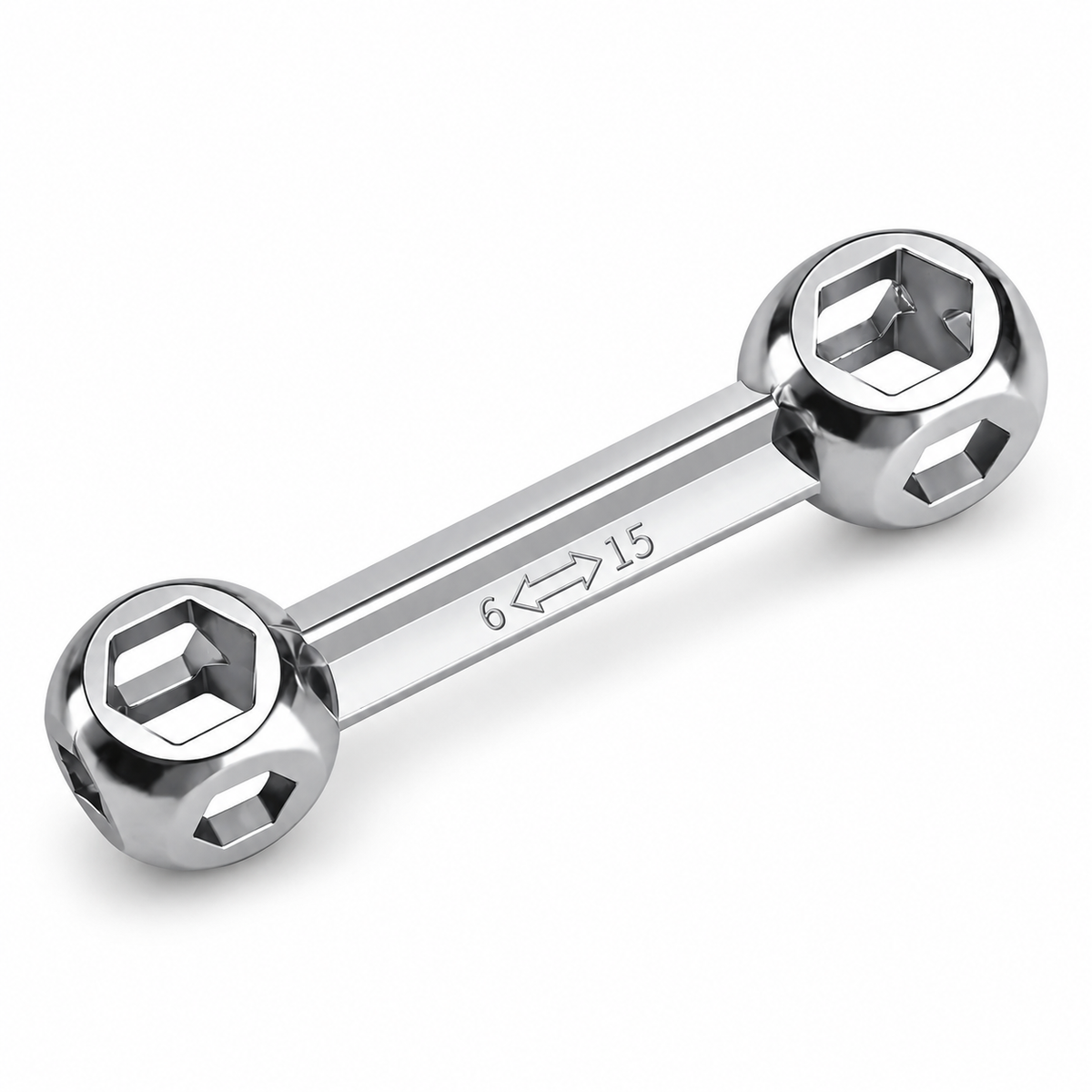 Multi-Size Rotating Socket Wrench