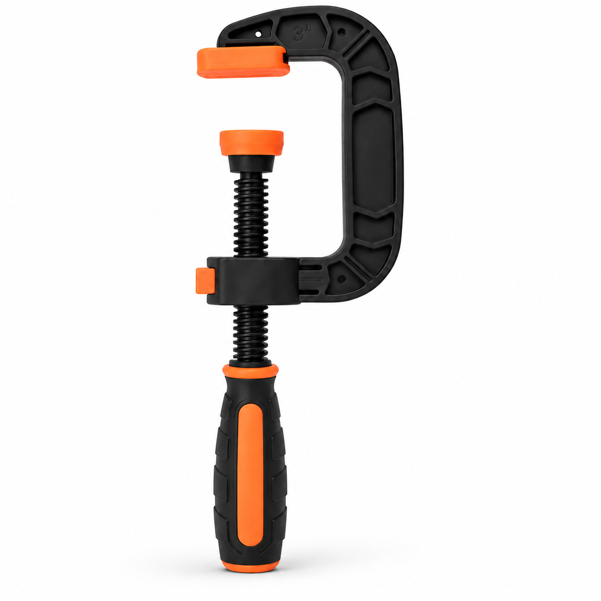 3-Inch Quick-Release C-Clamp white background view
