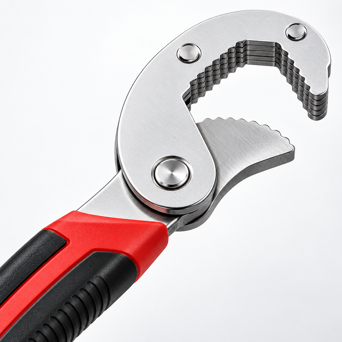 Universal Self-Adjusting Wrench layered jaw detail